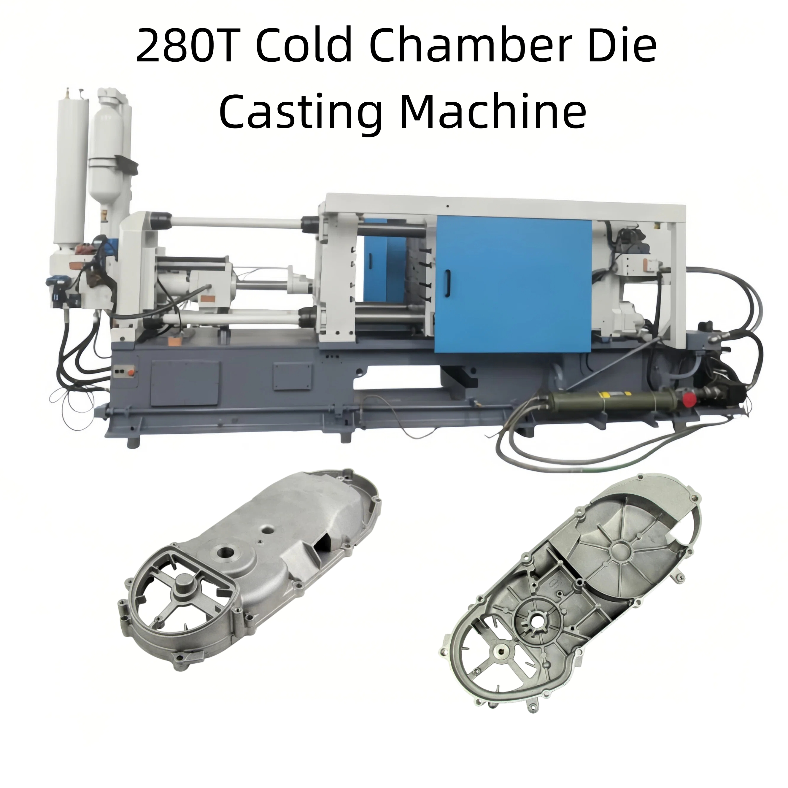 Cold Chamber Die Casting Machine ADC12 Crankcase Side Cover Machine