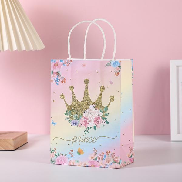 Bolsas de papel personalizadas com impressão em gravura e logotipo personalizado