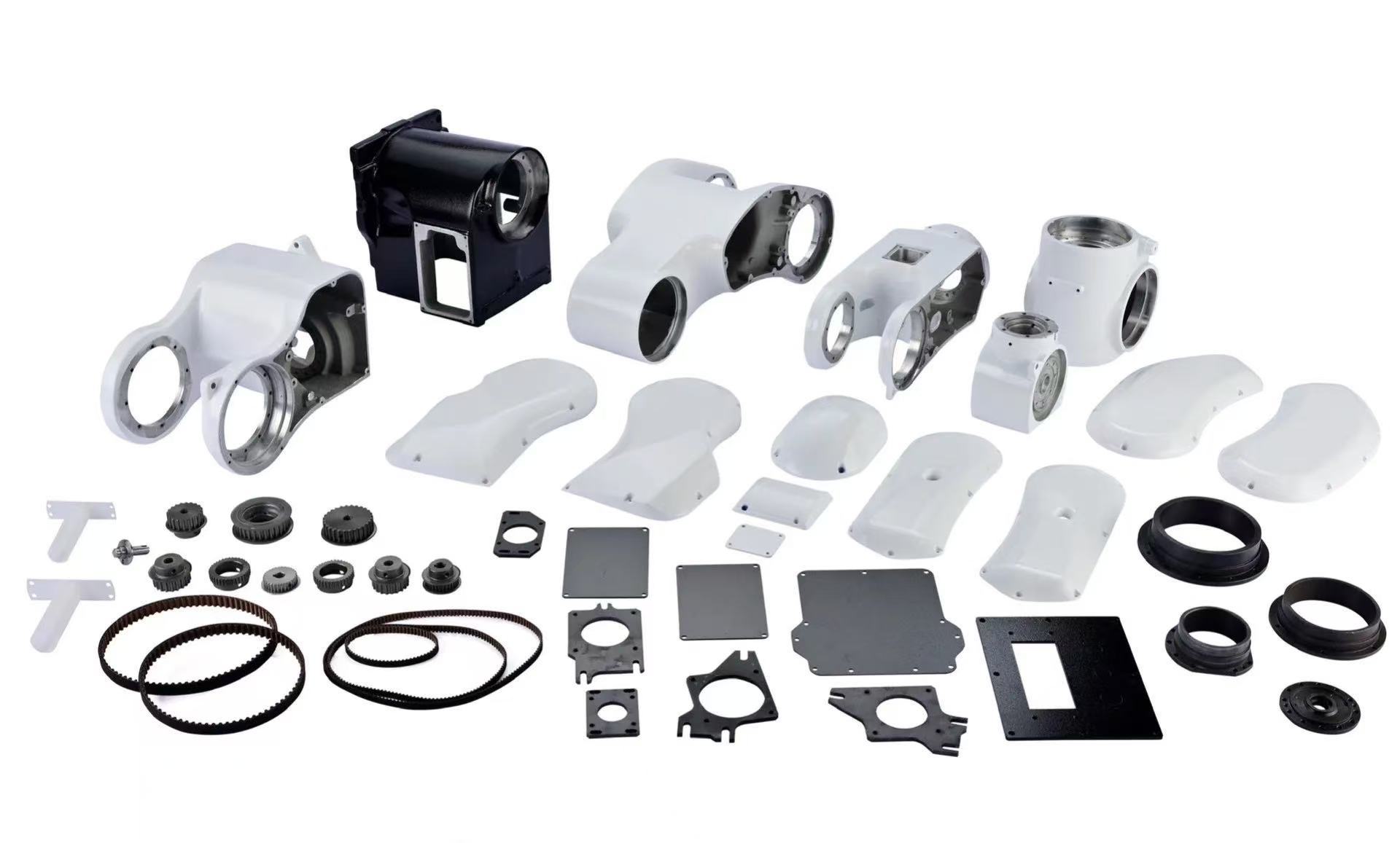 Precision machining of robot structural components