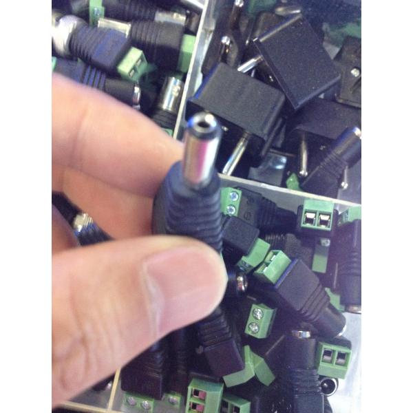 DC 5.5 x 2.1mm Power Male Jack Adapter Cable Plug Connector for CCTV / LED Gender Female