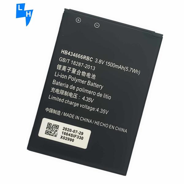 Bateria para telemóvel HB434666RBC para Huawei E5573 E5573S E5575 3.8V 1500mAh Original e de longa duração