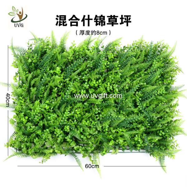 UVG plastic decoration green pathway artificial turf for home garden landscaping GRS28
