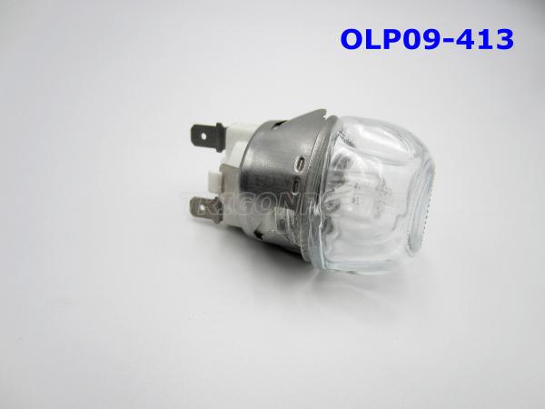 25W Oven Lamp Holder OLP09-413 With Galvanized Steel / Stainless Steel Terminal