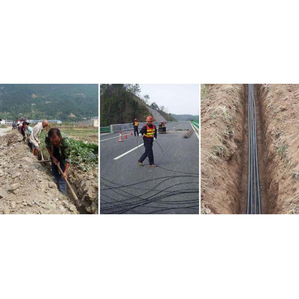 sous-marins directement enterrés sous-marins GYTA33 GYTS33 câble blindé en fibre optique en fil d'acier