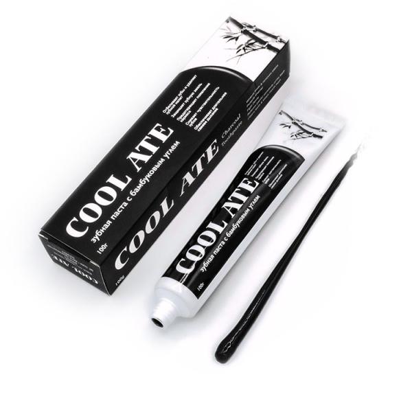 Оптовая торговля натуральным освежающим дыханием Бамбук угольная зубная паста Уход за зубами Отбеливание зубов