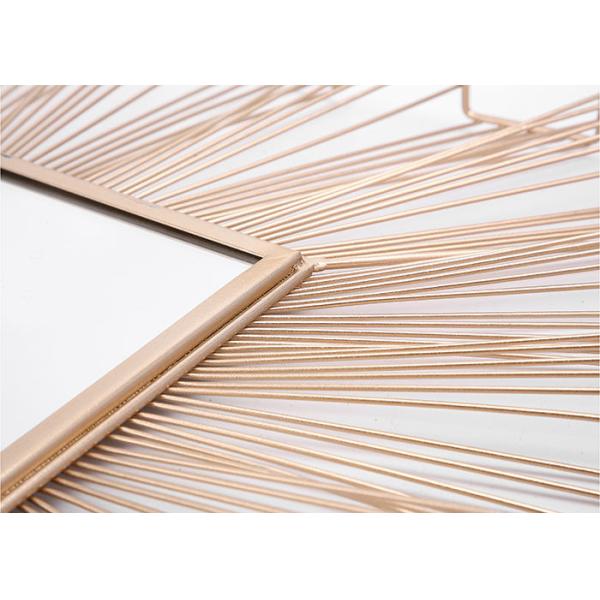 Home Concavo Convex Square Metal Wall Art Mirror