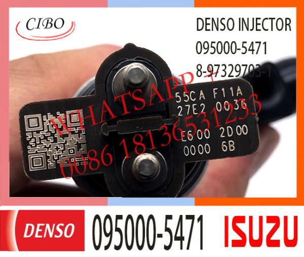 Injetor comum do trilho do bom preço 095000-5470 095000-5471 9709500-547 para a máquina escavadora 4HK1 8973297032 8-97329703-0 de Isuzu/JCB