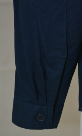 Men's 100%Cotton Twill Two Tone Orange/Navy Work Shirt Long Sleeve Mesh Back Patch Reflective Tape Chest Pockets