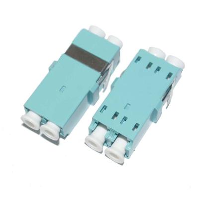 LC OM3 Multi Mode Duplex Fiber Optic Cable Adapter with High Return Loss , SC Shape