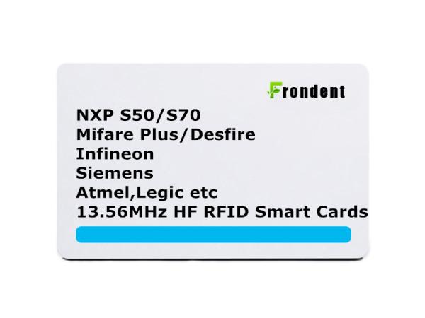 Custom NFC Contact And Contactless Smart Rewritable Id Rfid 13.56 Mhz HF Card For Nfc Business Identification