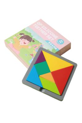 Indoor Children Soft Silicone Toy Puzzle Teether 30-100 Pieces For Brain Training With Size Is 15*15*3 cm And Weight Is