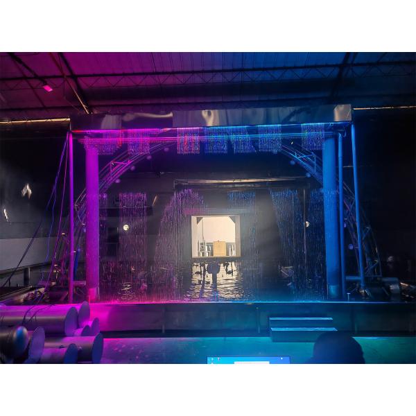 DMX Interactive Fountain Digital Water Curtain