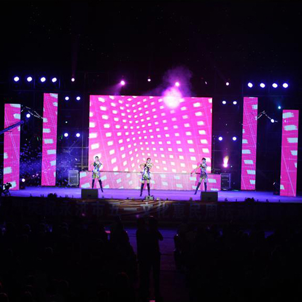 5mm Indoor Full Color Led Screen Cabinet 10kg / Pcs Pulled Aluminum