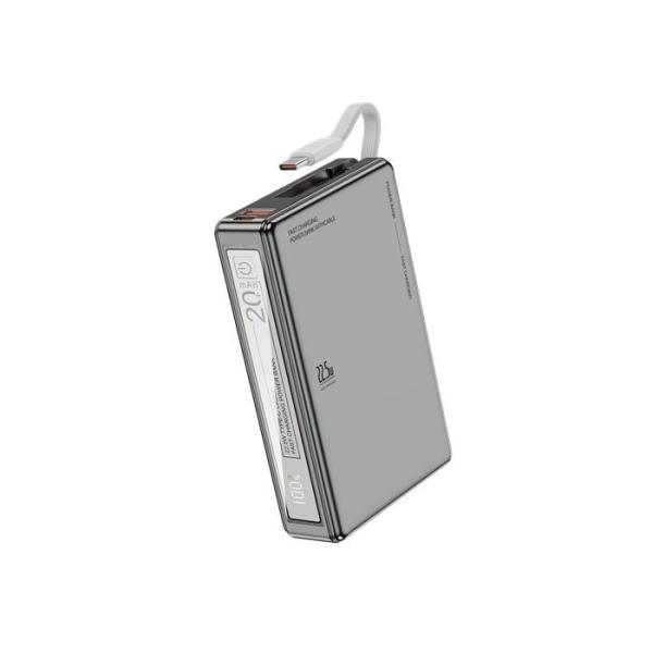 PD22.5W Wireless Power Bank 20000mAh Metal Portable Charger OEM / ODM Approved