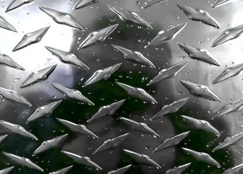 ASTM 3003 5052 5083 6061 6063 6082 7075 Aluminum Embossed Plate, Pattern: Diamond  Orange Peel  Diamond Five-rib Pattern, Etc.