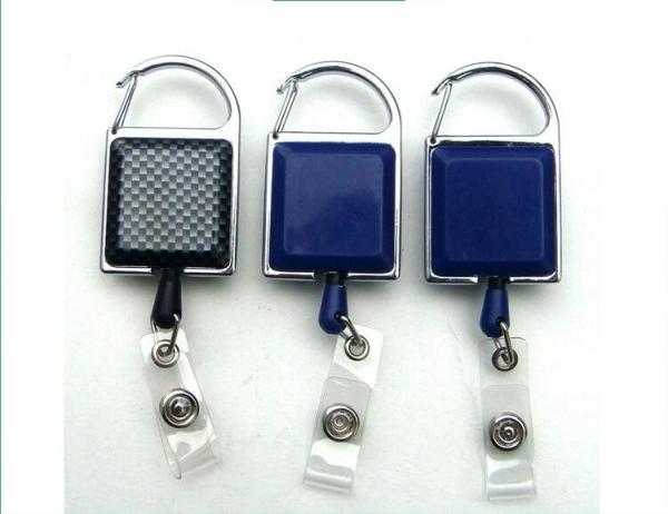 32mm Plastic Retractable Id Badge Holder /Customized design 80mm length Yoyo Card Holder For Gifts