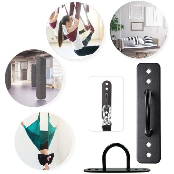 300 кг грузоподъемность Углеродистая сталь Велосипедная настенная якорь для боевых веревок/резистентных лент