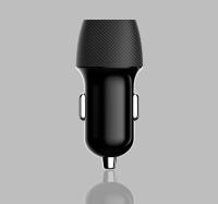 Smart Type-C USB-A Mini Car Charger Adaptador Carregamento Rápido Telefone Móvel 17W 24W