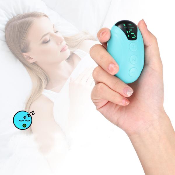 USB Rechargeable Mini Handheld Sleep Aid Device Instrument Blue Color Class I