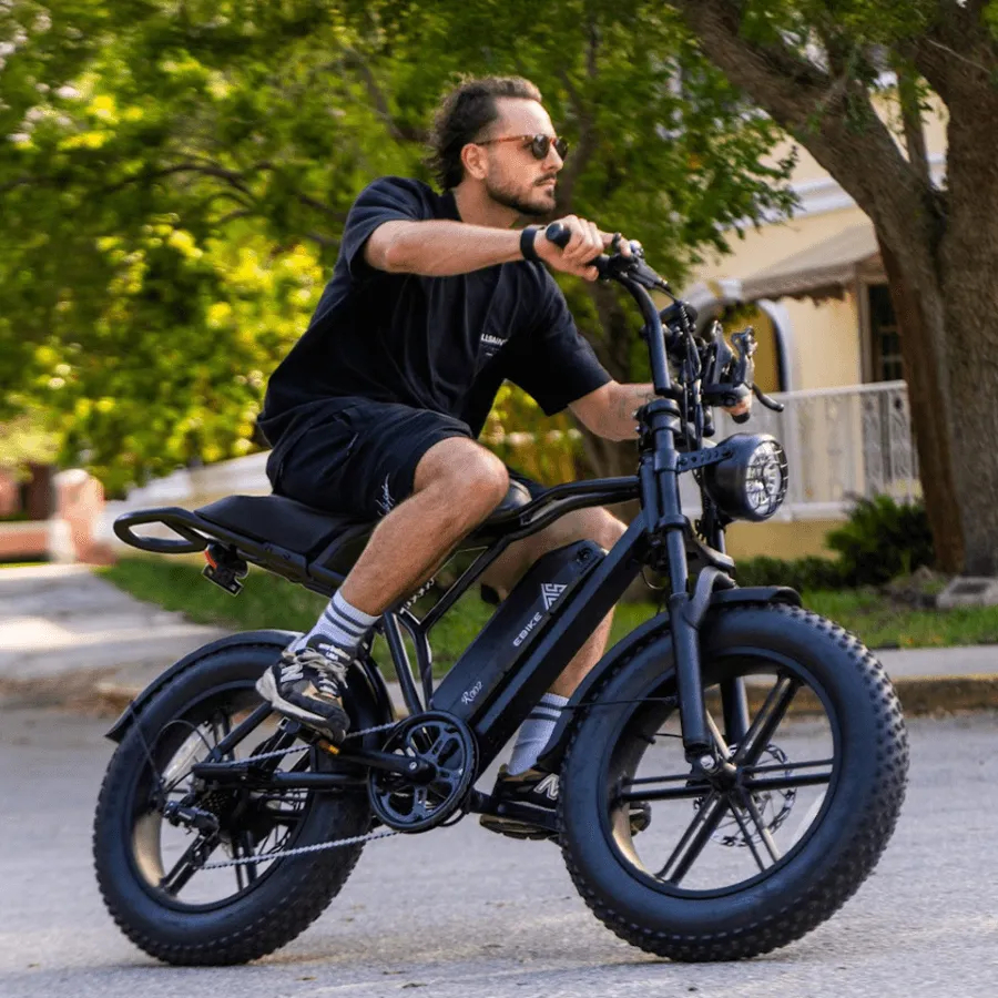 TST 20*4.0 Electric Fatbike Electric Hybrid Bike Full Suspension Electric Moped Bike Electric Bike V8 V20 V20PRO Fat Tire E-bike