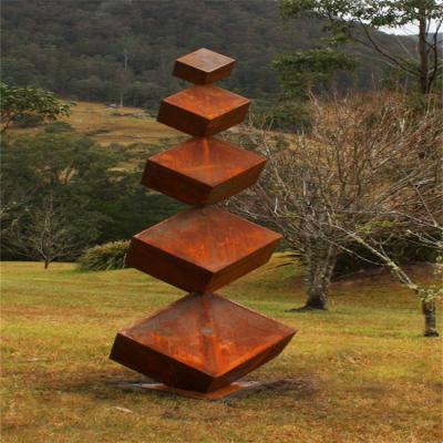 Escultura contemporânea em aço corten arte árvore 200 mm - 3500 mm fácil de limpar
