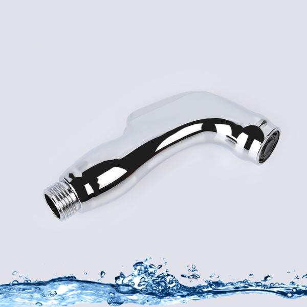 Chrome Plastic Push Washing Hand Toilet Bidet Spray Set for Keeping Body Clean