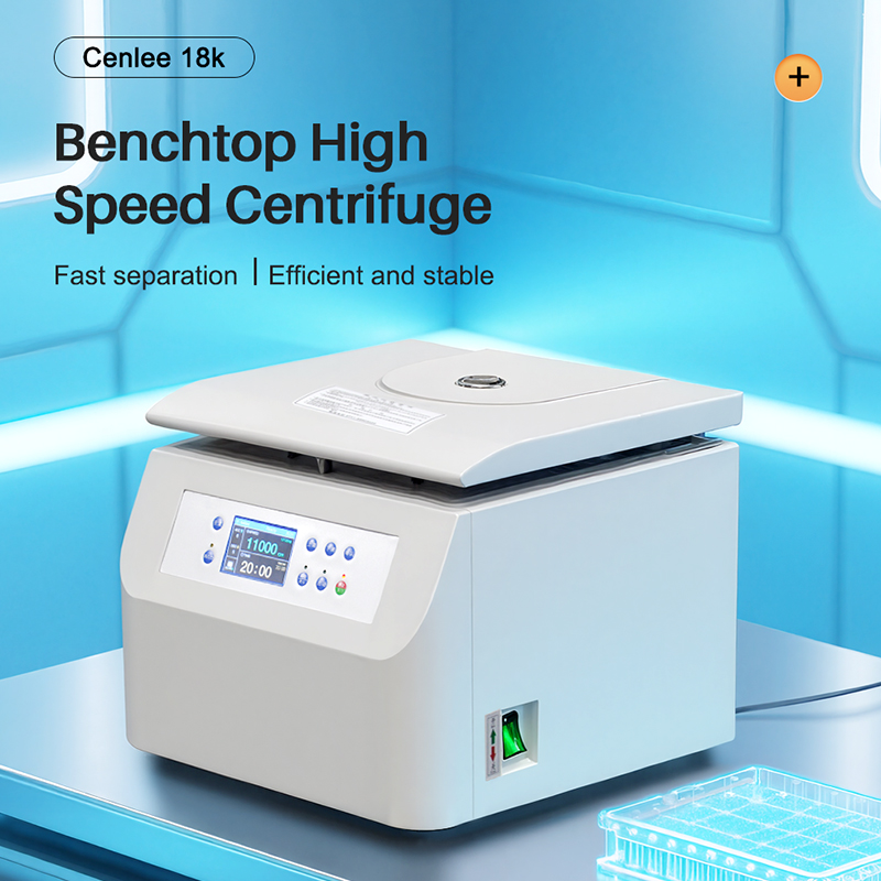 CL-CenLee18K LCD/LED 18500rpm 12x1.5ml Benchtop High Speed Micro Centrifuge Machine for Clinical and Medical Examination