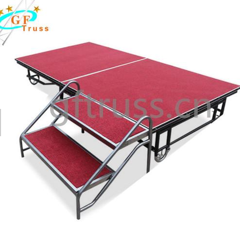 4ft*4ft 6061-T6 Aluminum Stage Platform Height Adjustable
