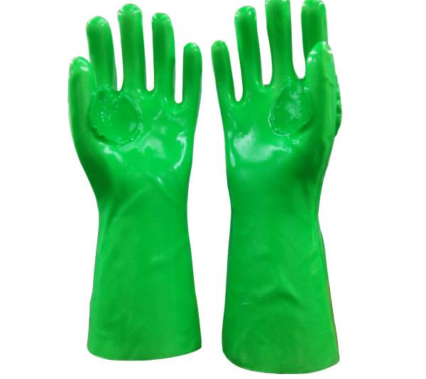 Das luvas protetoras do trabalho da cor verde proteção fria eficaz para a indústria alimentar