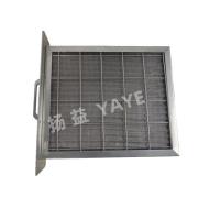 Filtro de aire de alta temperatura G4 con prefiltro de malla metálica plegable y brida