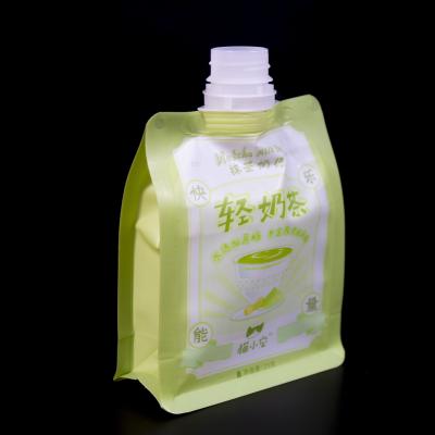 Functional Octagonal Plastic Spout Pouch With Cap Convenient Liquid Dispensing