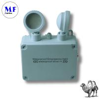Emergency Exit LED Light IP65 Waterproof Dual Head 3h Backup Adjustable 6000K White ABS Housing for Indoor Use