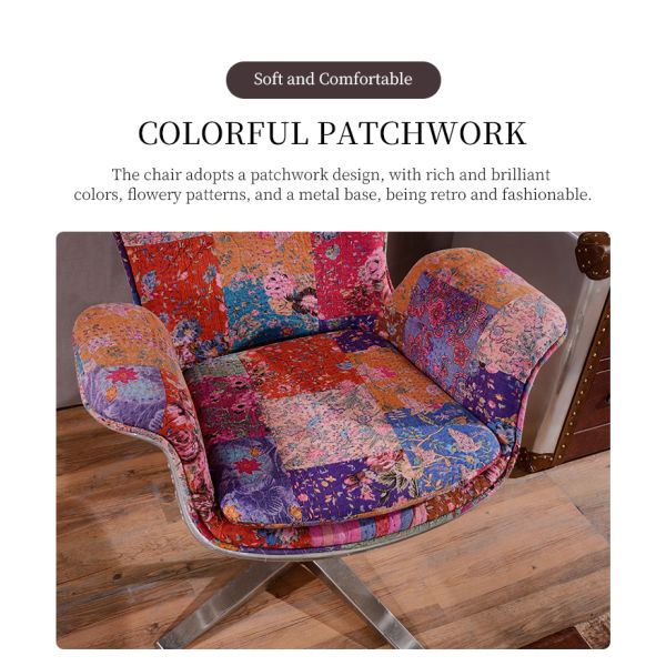 Nidea #8838 Industrial Style Single Egg Chair Red Wine  Bar New Office Living Room Bedroom Aluminum Leather Rivet Swivel Adjustable