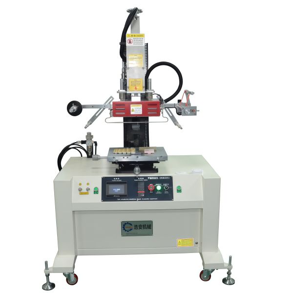 Pneumatic Flat Hot Stamping Machine Semi Automatic With 100℃ - 380℃ Temperature