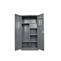2 ropa de acero durable del armario del guardarropa del metal del armario del almacenamiento de la puerta