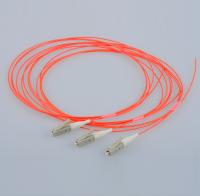 Tresse orange à plusieurs modes de fonctionnement de fibre optique du simplex 2.0mm LSZH de LC/UPC 62.5/125