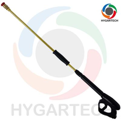 Brass High Pressure Washing Gun With Extra Long Extension Tube For Road Cleaning Bus Washer Regular