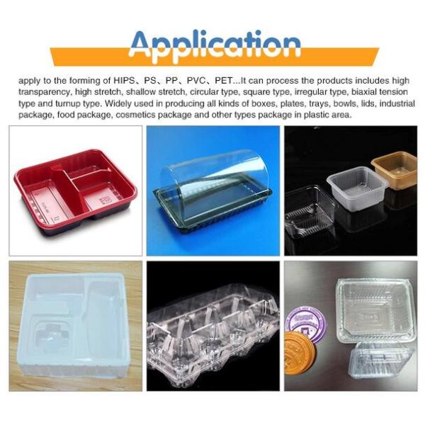 Automatic Plastic Cup Lid Thermoforming Machine CE Standard Multisation