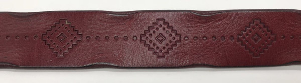 Anchura de la correa de cuero repujado de la moda FK9047 los 3.6cm longitud de 95 - del 125cm