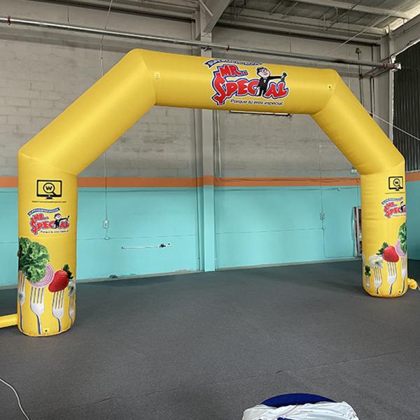 Дешевая цена Цифровая печать Надувная арка Дверь Надувная входная арка для наружных соревнований