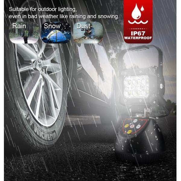 Outdoor Portable Magnetic Work Light 18W Rechargeable Camping Light