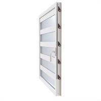 Seguridad de la casa moderna de vidrio de aluminio Ventanas con vidrio templado
