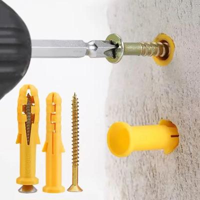 100 Million Inventory Plastic Insulation Nylon Hollow Wall Anchors 50 Lbs Load Capacity