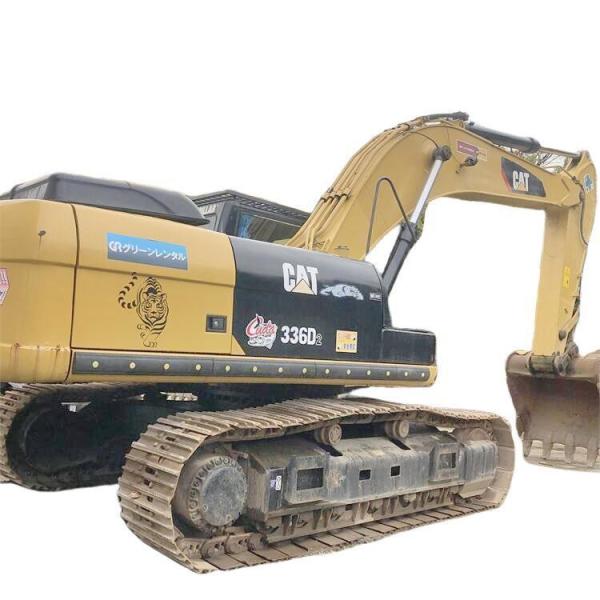 Excavateur d'occasion CAT336D2 avec une capacité de seau de 1,8 m3 et une conception en acier doux en 2019