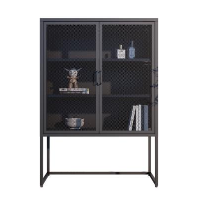 Modern Furniture 2 Door Metal Wardrobe Cabinet Multi Functional