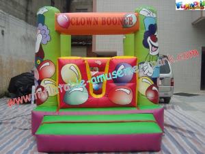 Castelo Bouncy inflável da casa da criança pequena para o uso do anúncio