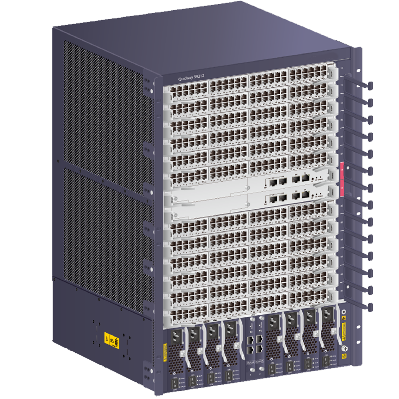 SNMP CLI NetConf PoE Campus Switch Quidway S9312 3.2Tbps 1440MPPS