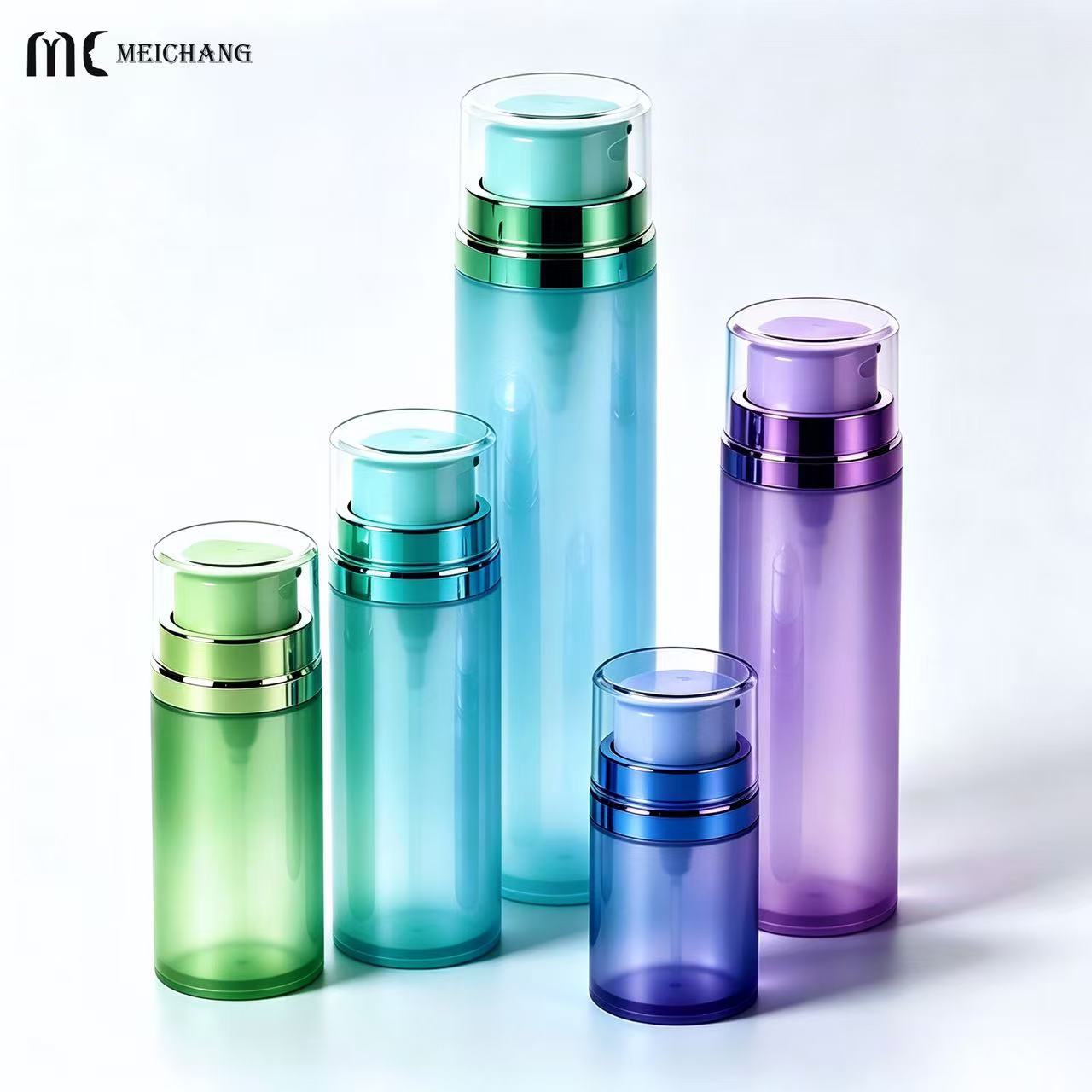 30ml 50ml 100ml Dual-Layer AS Airless Bottle for Serum Packaging(MC-299)