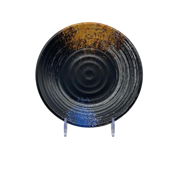 Black Personalized Camping Melamine Dinnerware Japanese And Korean Style