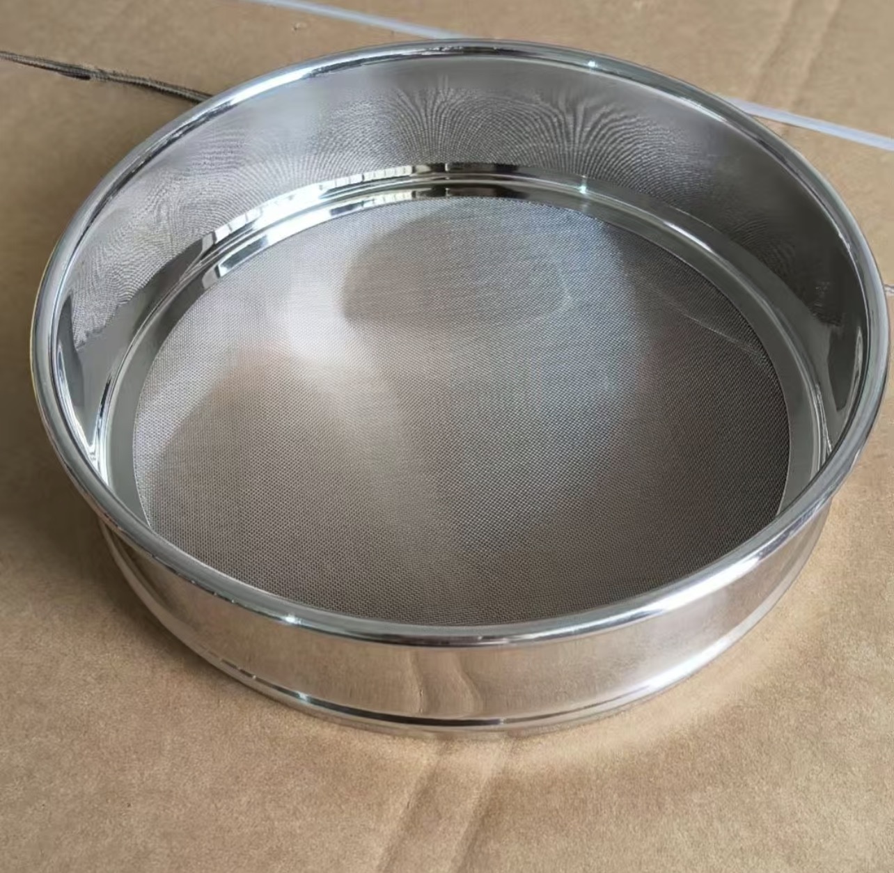 High Quality 316 Stainless Steel Test Sieve 100 Mesh Analysis Sieve For Food Grain Quality Testing Wholesale
